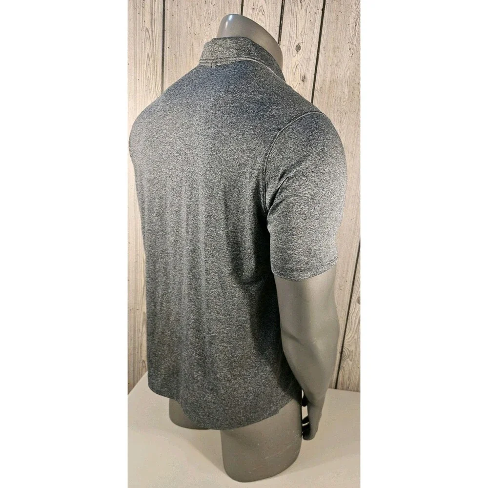 Nike Dri Fit Golf Polo Shirt Mens Large Gray Palo Alto Collego Alamo San Antonio